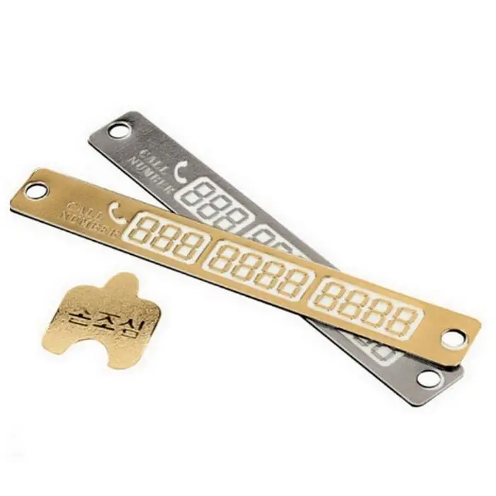 Car Accessories Parking Card Luminous Temporary Random Stop Sign |