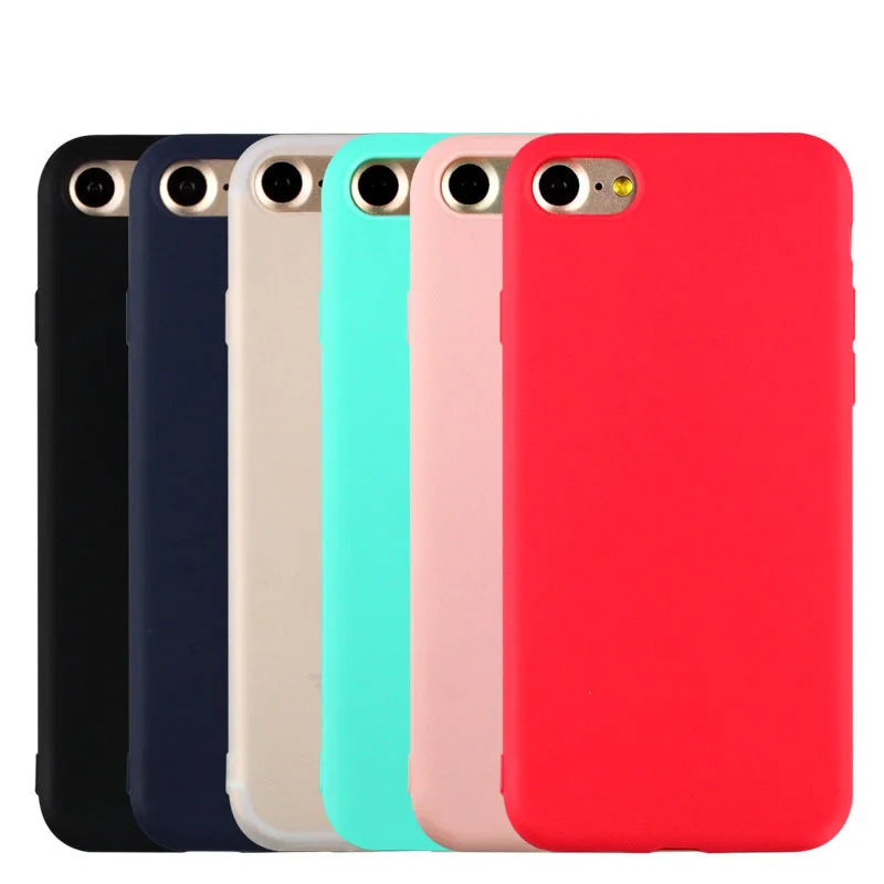 High-quality For iphone 7 6 6s plus 5 5s SE 8 Plus X XS XR xs max Phone Silicone Case Cover For iPhone X Xs Max XR 5S SE Cases