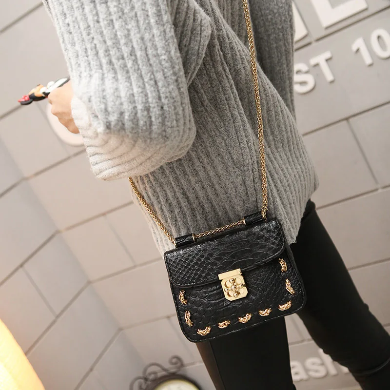 YOZOH Кожаные Сумки Женщины Crossbody Женщин Люксовый Бренд 2016 Женские Черный Сумка