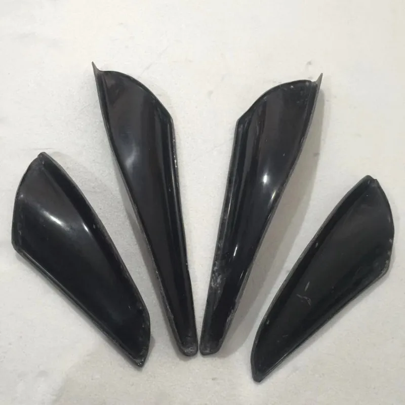 For 2008-2010 Lancer Evolution EVO 10 X Varis style Front Bumper Canards Glass Fiber | Автомобили и мотоциклы