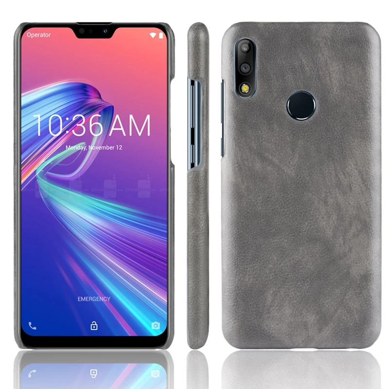 Прочный чехол для Asus Zenfone Max (M2) ZB633KL бампер с текстурой личи задняя крышка Pro (M1)