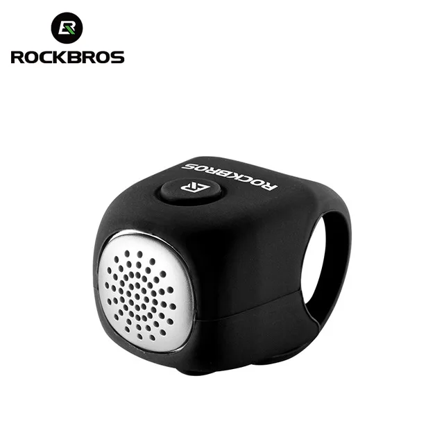CB1709 01 ROCKBROS Электрические Велосипедные звонки IPX4 непромокаемые велосипедный руль колокольчики кремнезема личность электронный звонок Аксессуары для велосипеда - Цвет: CB1709 01