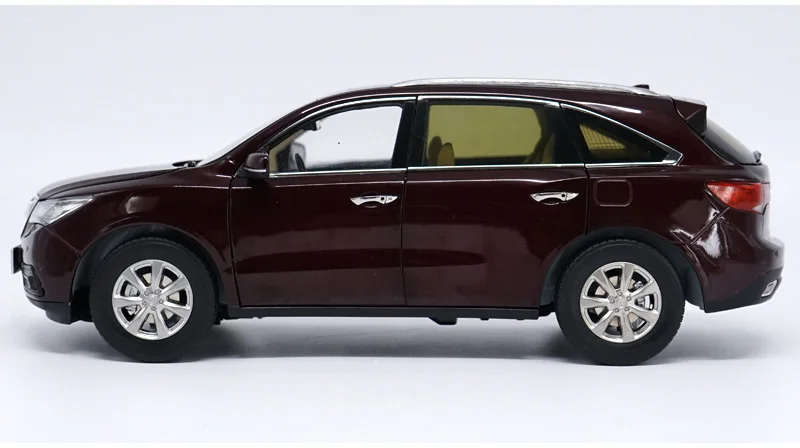 1:18 Acura MDX сплав литья под давлением Модель автомобиля игрушки белый красный для детей подарки коллекция оригинальная коробка