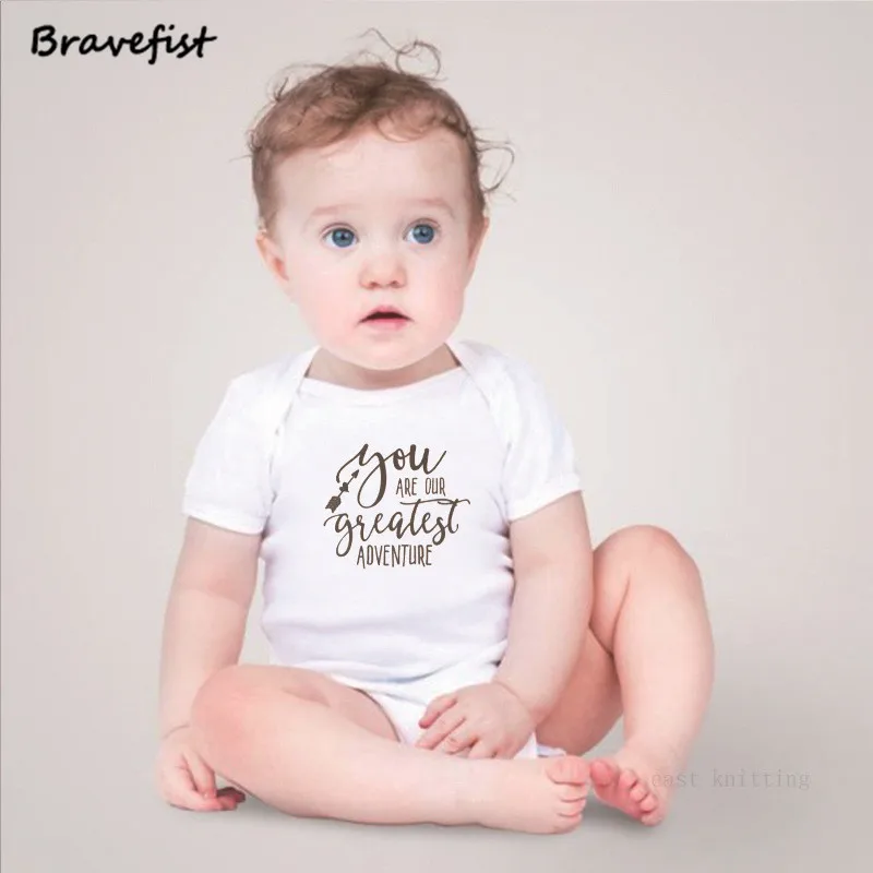 Monos con estampado de letras para beb&eacute; de 0 a 24 meses, monos infantiles de alta calidad, ropa de algod&oacute;n para ni&ntilde;os y ni&ntilde;as, monos para reci&eacute;n nacidos, Tops-0