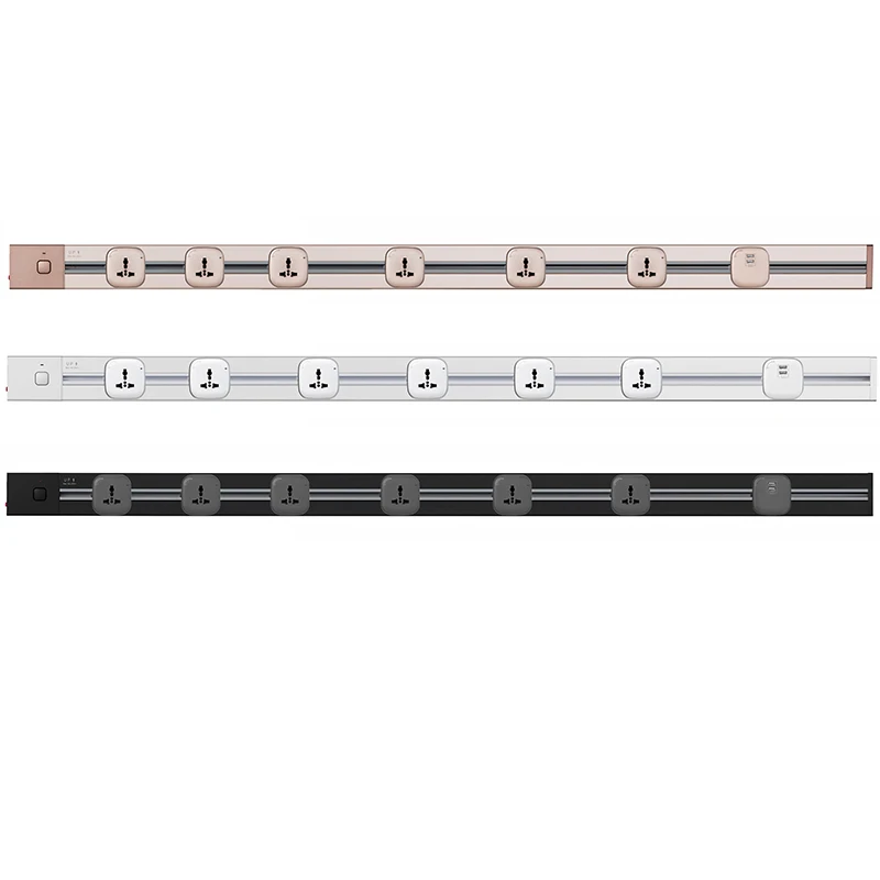 With 6 Sockets 1 USB JOHO Горячая Мода 150 см 4000 Вт Usb настенная розетка Tomada Eu настенная вилка 2 usb порта кухонные розетки для офиса гостиной - Тип: With 6 Sockets 1 USB
