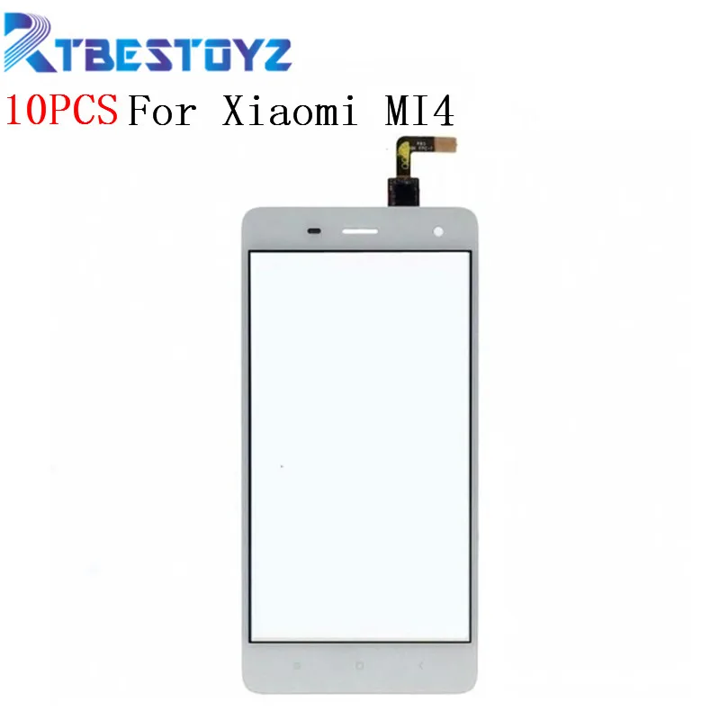 

RTBESTOYZ For Xiaomi Mi4 Quad Core Mi 4 M4 Black White Touch Screen Panel Sensor Lens Glass Replacement