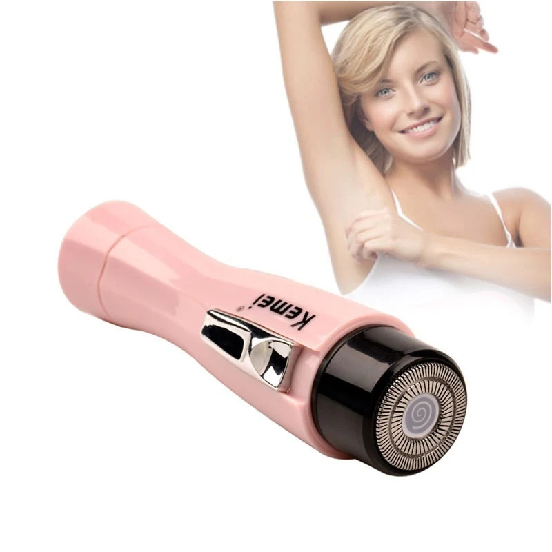 

KEMEI Electric Lady Women Shaver Mini Female Body Hair Removal Razor Trimmer Facial Depilation Machine Armpits Smooth Tool