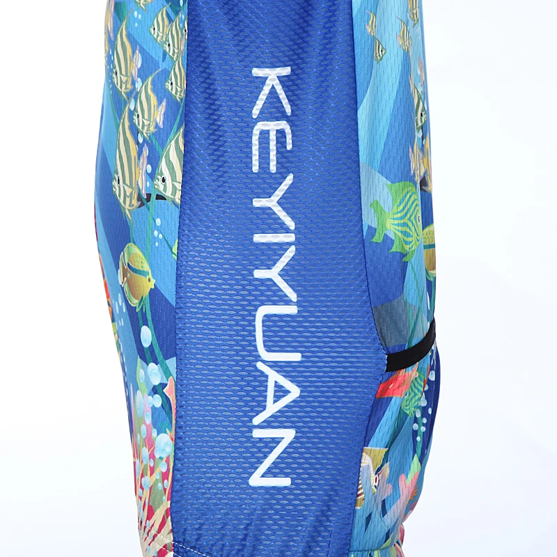 KEYIYUAN/Детские футболки с короткими рукавами для велоспорта Ropa Ciclismo, детская одежда для велоспорта, одежда для мальчиков и девочек, велосипедная одежда
