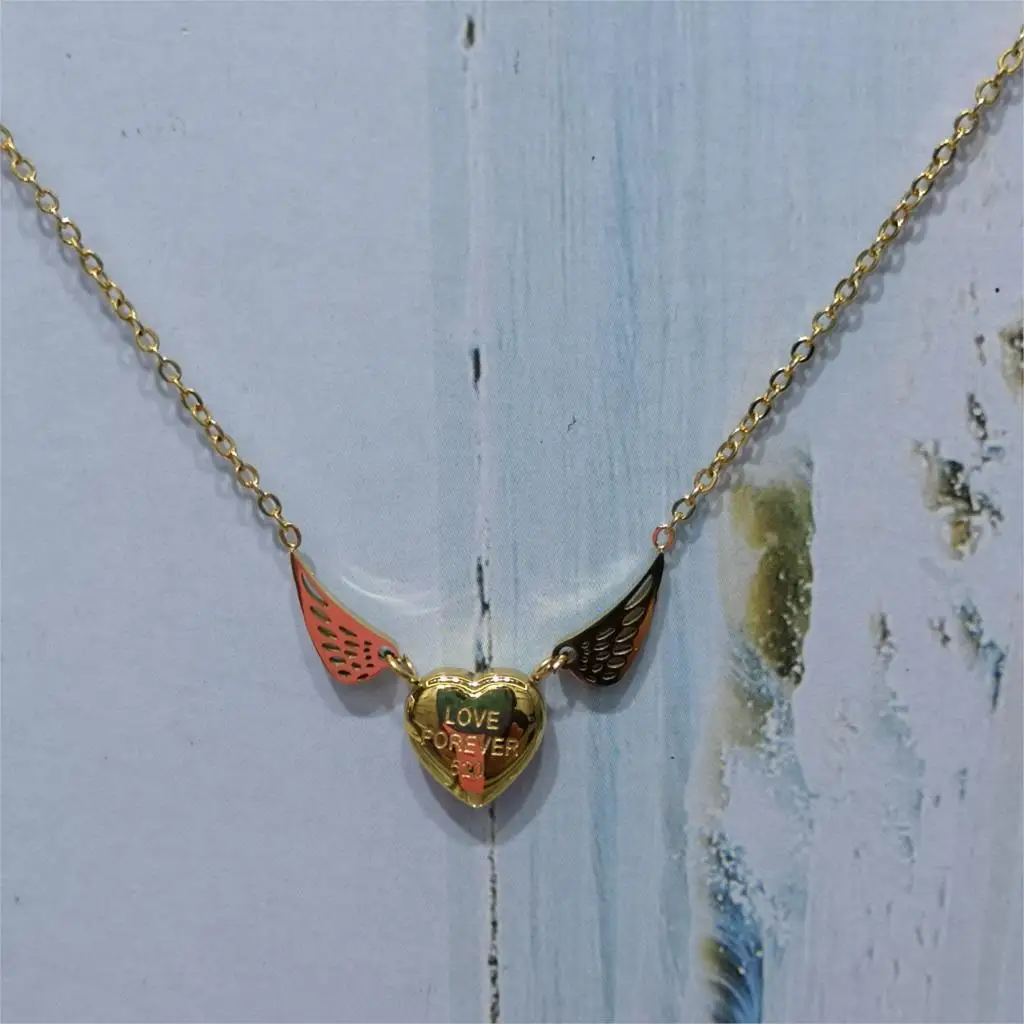 CIARA эко сертификация хорошее ожерелье из нержавеющей стали золото/серебро 45 см