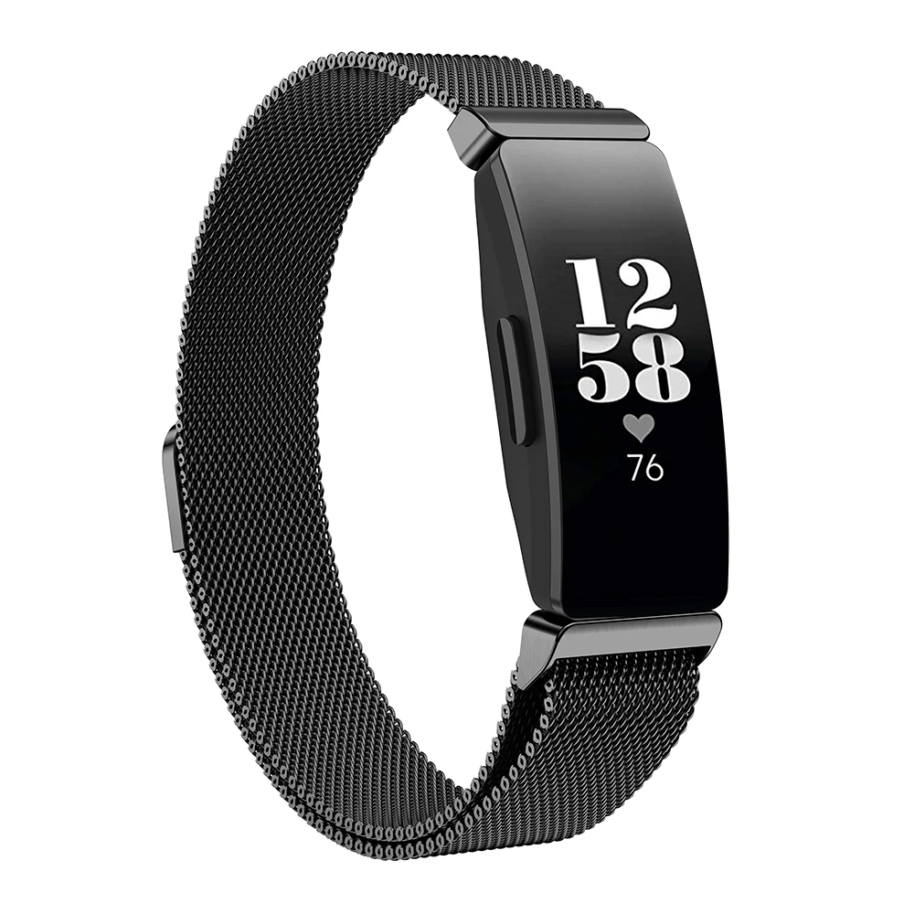 Для Fitbit Inspire HR сменная Миланская петля магнитный браслет из нержавеющей стали для Fitbit Inspire аксессуары