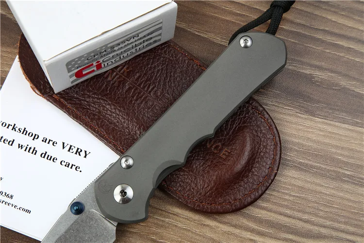 Большой складной нож Sebenza Inkosi 25 CPM S35vn с титановой ручкой для овощей и фруктов