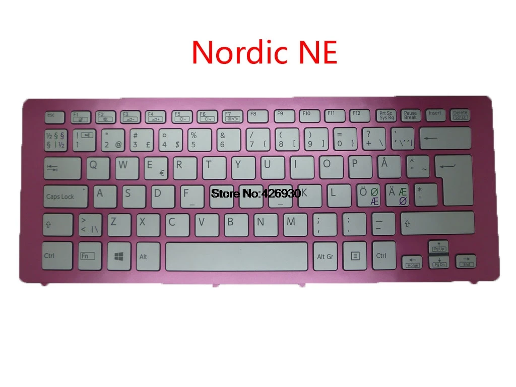 Клавиатура для ноутбука Sony VAIO SVF15N 149266051 SE скандинавские NE 149266021 FR Французская