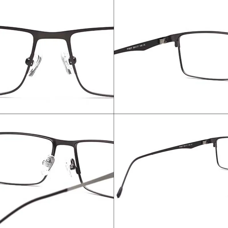Титановая Прямоугольная оправа для очков сверхлегкие очки по рецепту мужские