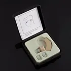 Пластиковые супер мини Регулируемые слуховые аппараты усилитель звука в ухе громкость тон слух набор слуховых аппаратов крючок в ухе уход за ушами