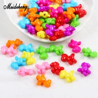 acrylic bright colorful charms rainbow beads for jewelry making cartoon horse bear kid handmade toys bracelet necklace design