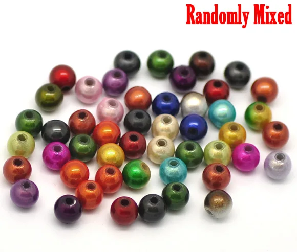 DoreenBeads акриловые бусины-разделители смешанные бусины из искусственного жемчуга