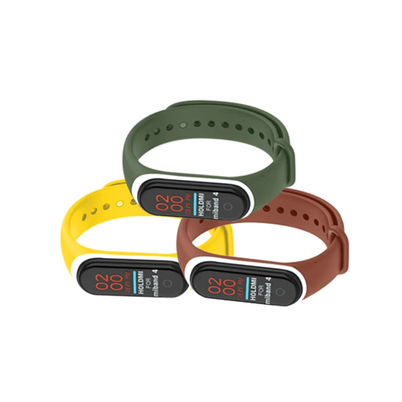 Multi Color Soft Silicone Smart Bracelet Strap for Mi Band 4 Strap Wristband Replacement Accessories for Xiaomi