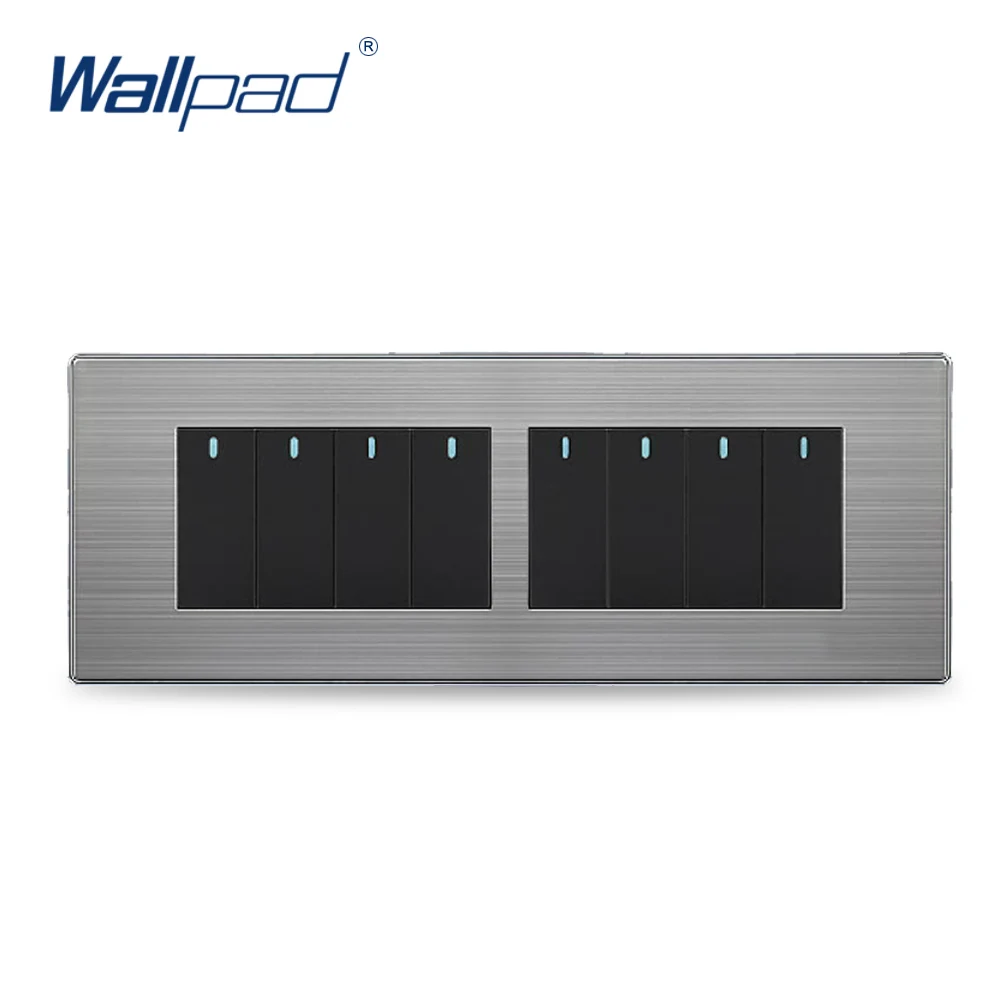 8 Gang 2 Way горячая Распродажа Китай производитель Wallpad Кнопка односторонняя нажмите