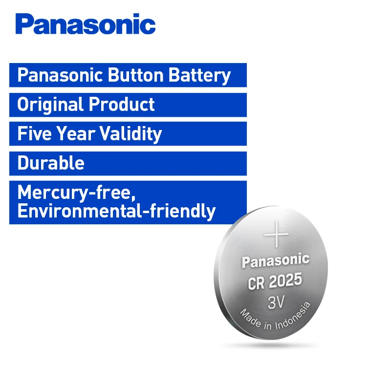 Литиевые Батарейки Panasonic cr2025 15 шт./лот 3 в батарейки для часов и компьютеров |