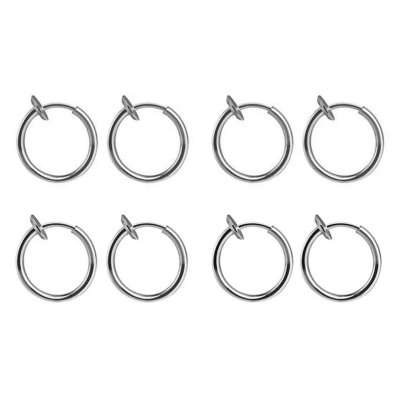 WIWI 2 шт./компл. из нержавеющей стали не Сережки для пирсинга невидимая серьга