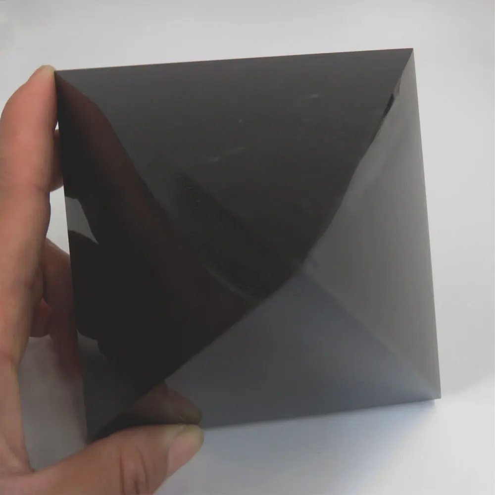 Новое поступление! 690 ~ 760 г 100*100 мм AAA натуральный камень черный обсидиан пирамида