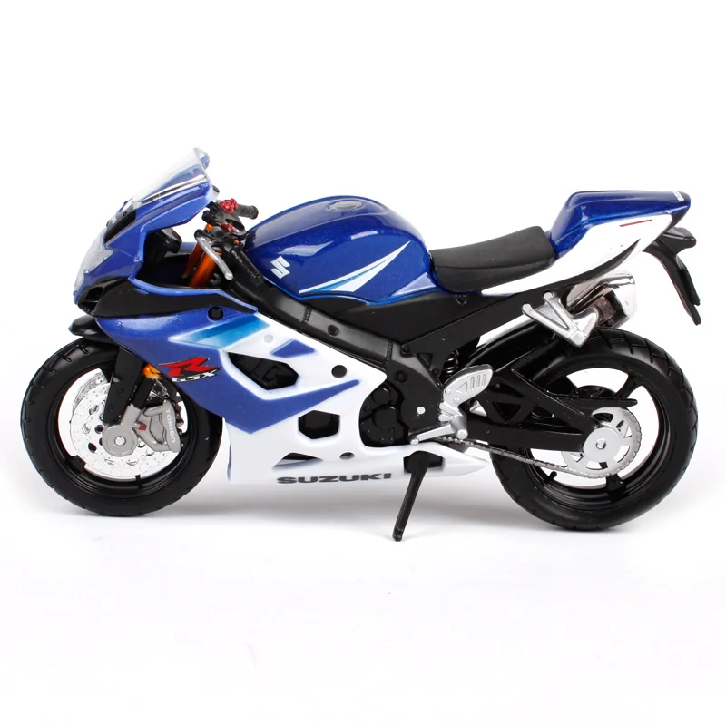 Maisto 1:18 GSX R1000 синий белый мотоцикл литье под давлением для Suzuki модель мотоцикла