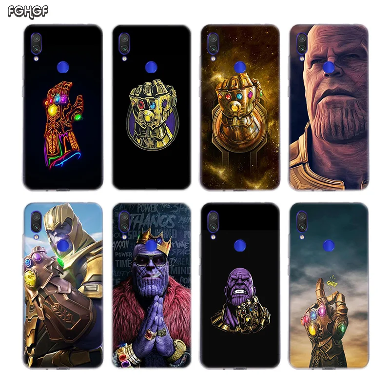 Infinity Gauntlet Thanos Silicone Case For Xiaomi Redmi Y3 S2 Y2 Note 7 6 5 Pro 4 4X 5A 6A Pocophone F1 Mi 8 A2 lite 9 A1 Cover |
