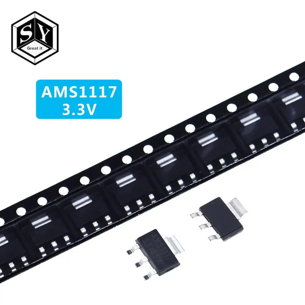 70 шт. = 7 видов * 10 комплект AMS1117 ADJ 5.0V 3.3V 2.5V 1.8V 1.5V|Интегральные схемы| |