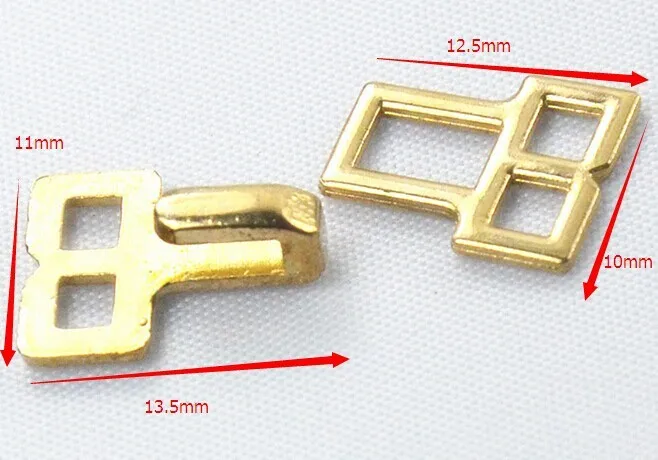 20 штук ремесло золото металла талии крючки удлинителя &amp застежки-глаза Кнопка