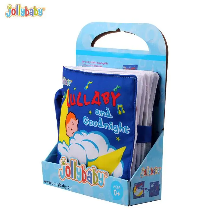 1 шт. jollybaby английская тканевая книга для новорожденных Колыбельная и goodnight раннее