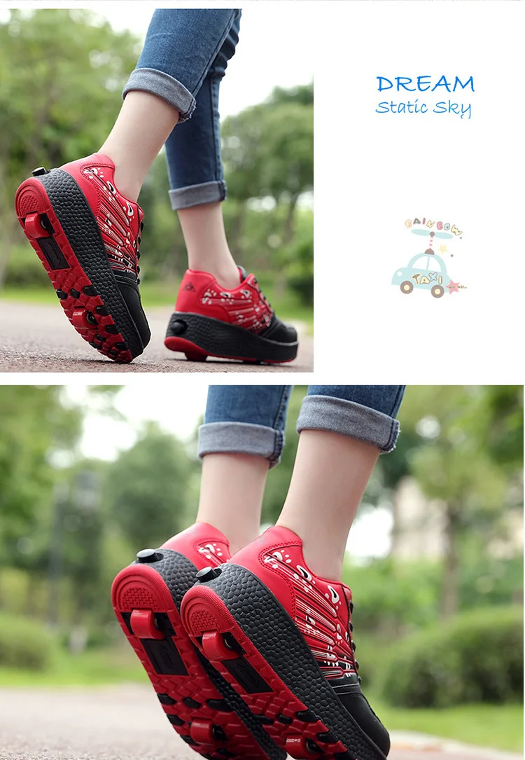 Новинка; heelies; Светодиодный светильник; кроссовки с колесами; роликовые коньки; обувь для мальчиков; НЕВИДИМЫЙ шкив; роликовые коньки для детей; wheely tenis infantil