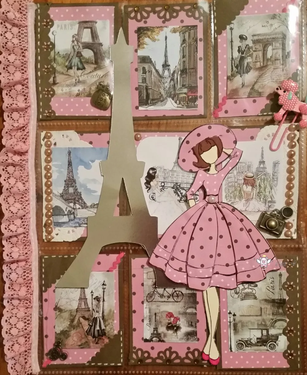 Новинка цельнокроеное платье из ПП металлические штампы для девочек скрапбукинг