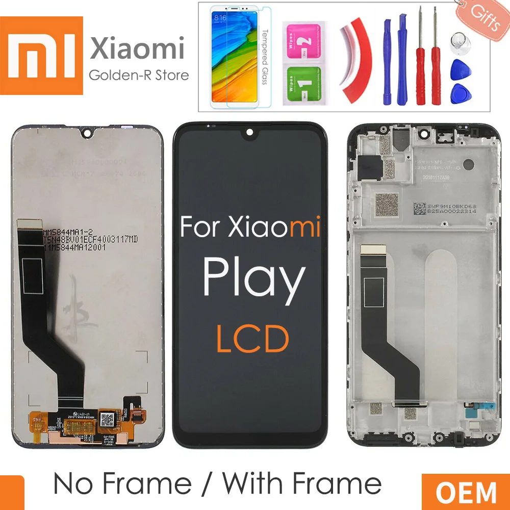 5 84 &quotAAA Качество для Xiaomi Mi Play ЖК дисплей дигитайзер сборка сенсорный экран Замена