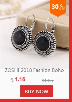 ZOSHI висячие серьги этнические длинные хрустальные винтажные вечерние свадебные богемные серьги для женщин Collier Femme Oorbellen
