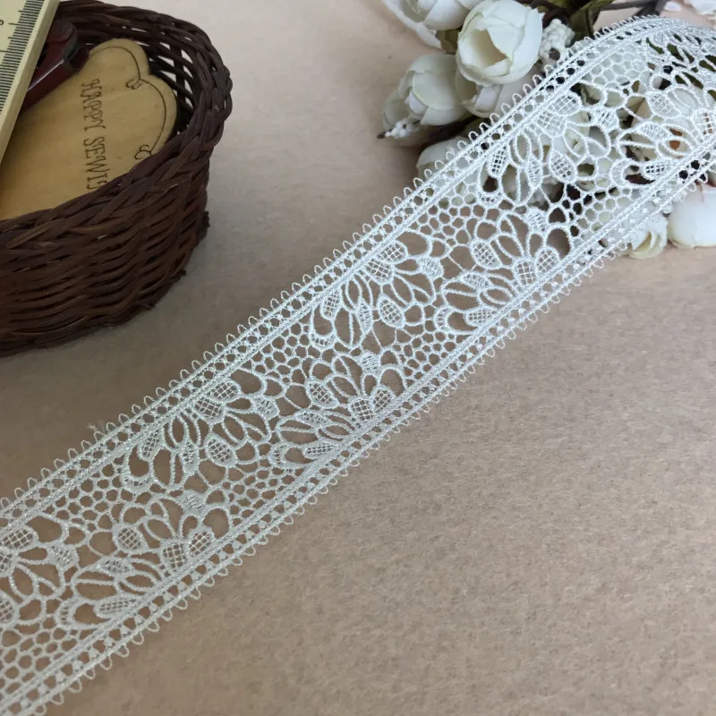 

5 Yards New Design Venise Lace Venice Lace Trim Applique White Embroidered Hollowed Out Trimming Lace Garment Accessories