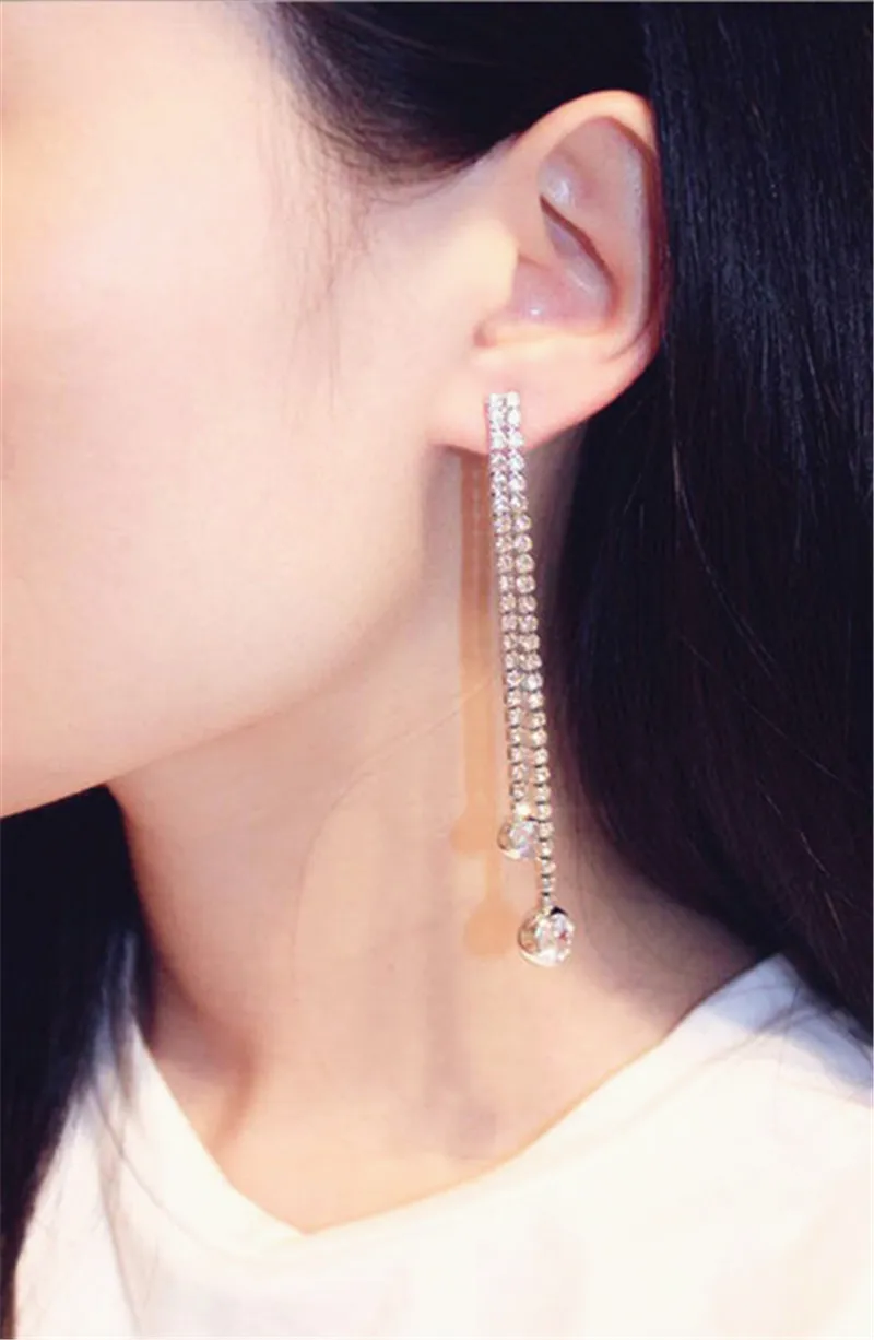 Женские длинные серьги модные ювелирные изделия|fashion long earrings|long earringslong earings fashion |