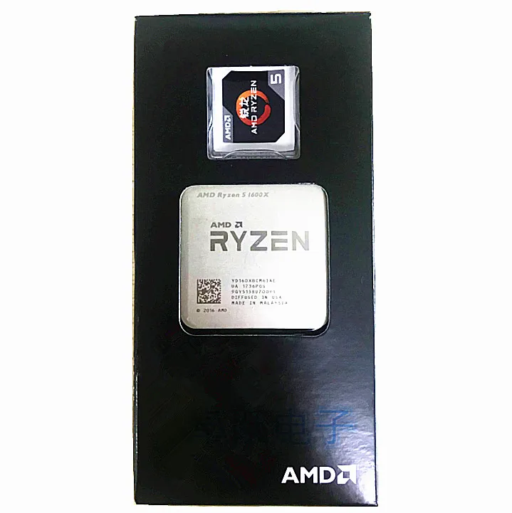 AMD Ryzen 5 1600X R5 1600x3 6 ГГц шестиядерный 12 ниточный новый процессор сокет AM4|Процессоры|