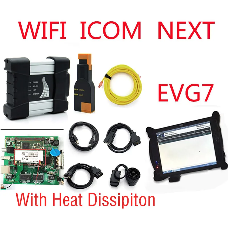 Полный чип ICOM Next Wifi для BMW OBD диагностический и программируемый сканер
