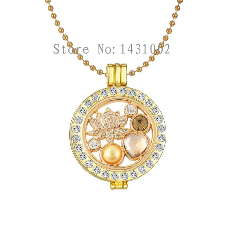 Vinnie дизайн розовое золото сменный держатель для монет 35 мм ожерелье Подходит