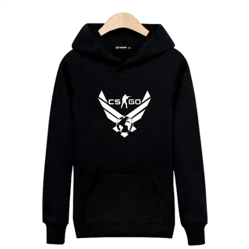 CS GO Hot Sale Cotton Trendy Hooded Hoodies with Harajuku Sweatshirt Men Luxury Brand in Mens and Sweatshirts Hip Hop | Мужская одежда
