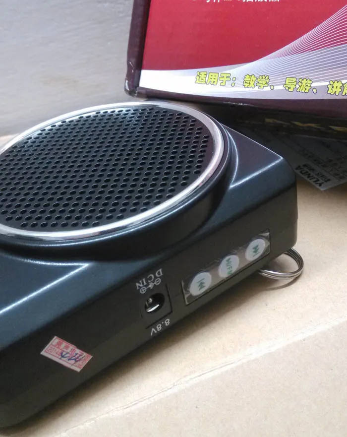 Бесплатная доставка AKER MR2700 12 Вт пояс портативный PA усилитель голоса MP3 динамик FM