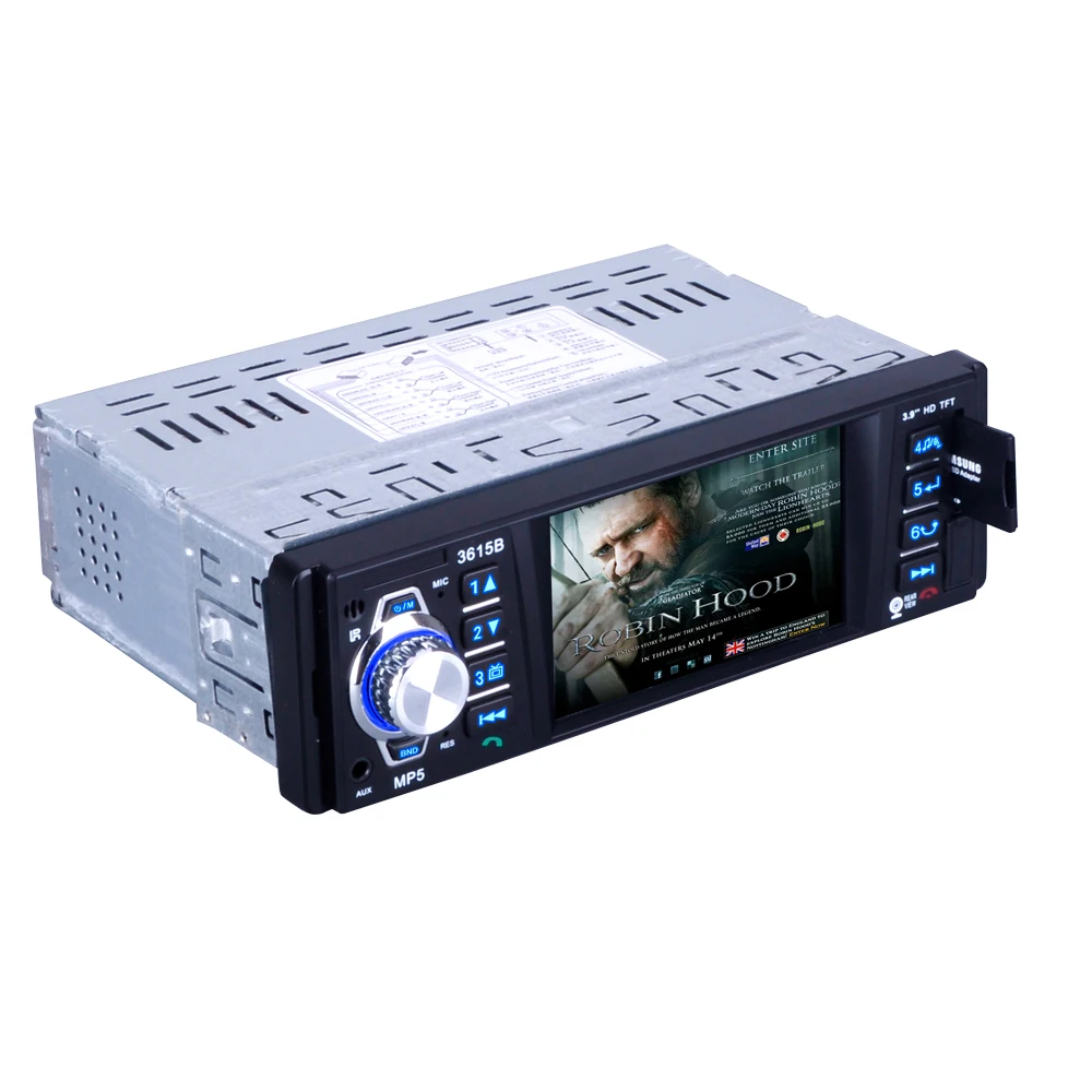 3615B 3 9 дюйма TFT Автомобиль MP5 Многофункциональный плеер автомагнитолы Bluetooth MP3 MP4 FM