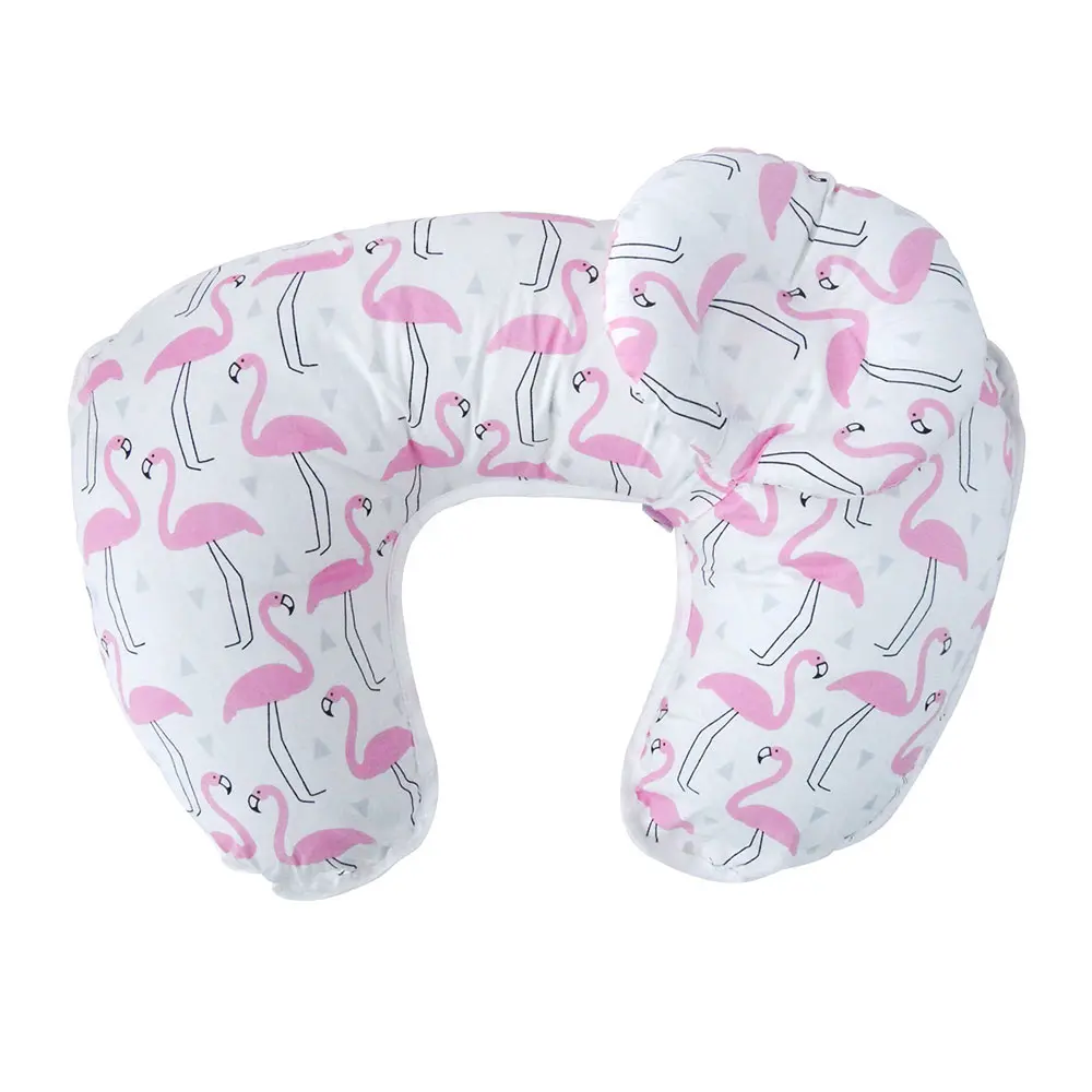 flamingo Детские подушки для мам, для беременных, u-образная подушка для грудного вскармливания, хлопковая Подушка для кормления, уход за ногами - Цвет: flamingo