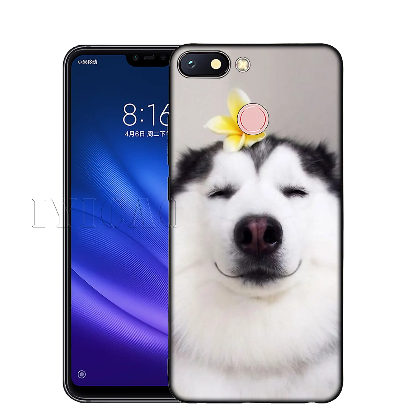 IYICAO Husky Dog cute Soft Silicone Phone Case for Xiaomi Mi 10 9 9T CC9 CC9E 8 SE A3 Pro A1 A2 Lite 6 pocophone f1 mi9 mia2 |