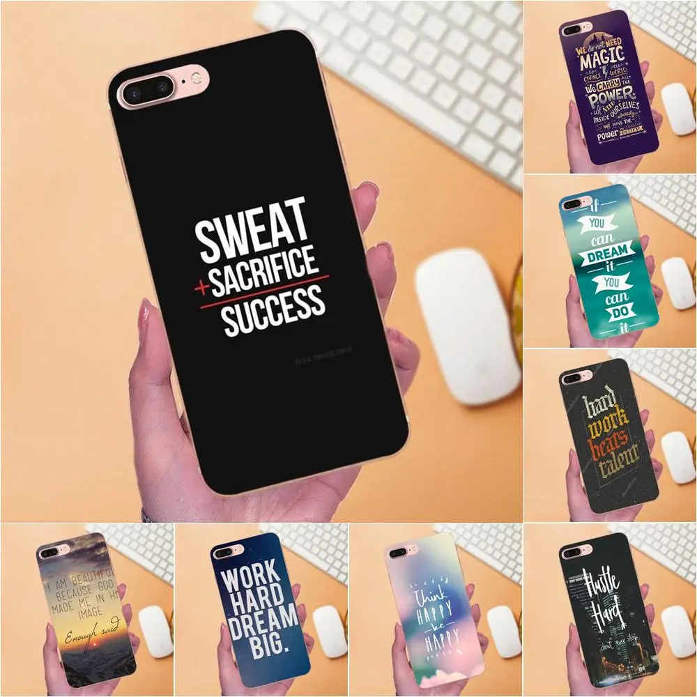 Вдохновляющая Классическая фраза для Huawei P7 Honor 4C 5A 5C 5X 6 6C 6A 6X 7 7X 8 9 V8 V10 Y3II Y5II Y6II G8 Play