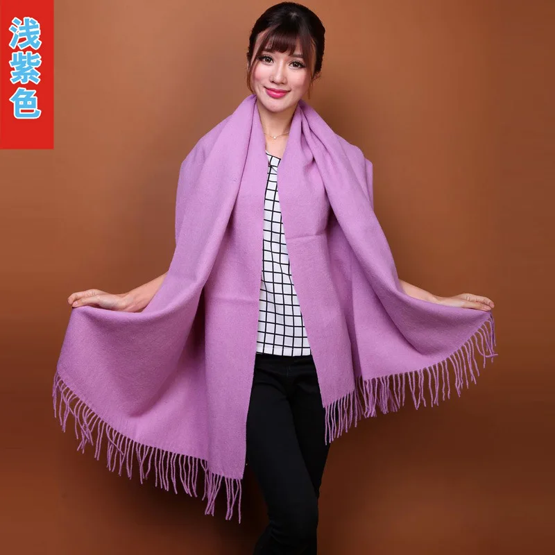 Китайский женский шарф из 100% шерсти Пашмина кашемировая шаль накидка с