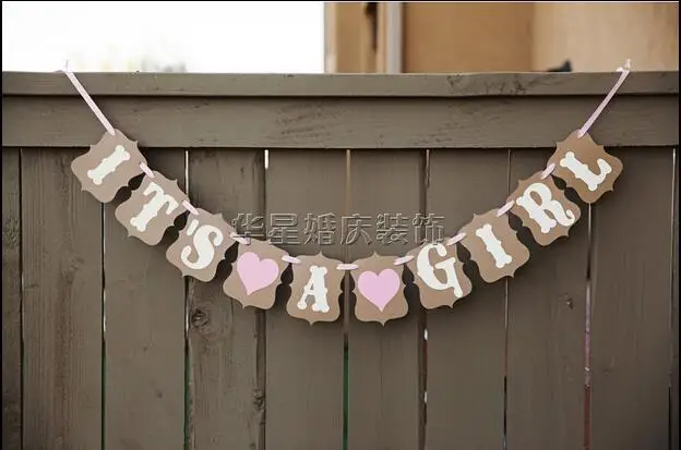 Гирлянда для вечеринки в честь будущей матери 1 комплект баннер Baby Shower ITS A BOY