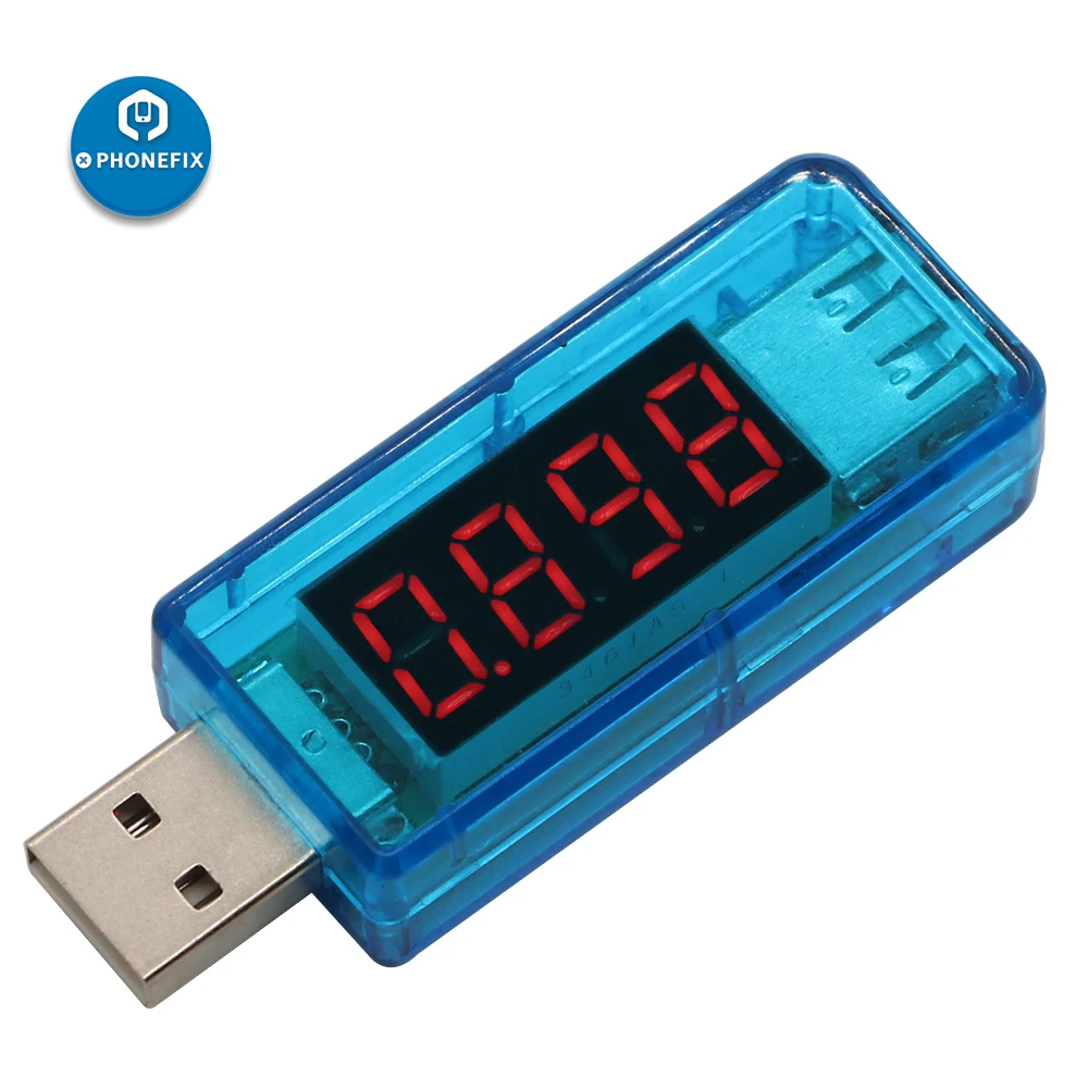 PHONEFIX новинка ЖК дисплей USB порт выход ток Цифровое зарядное устройство тестер