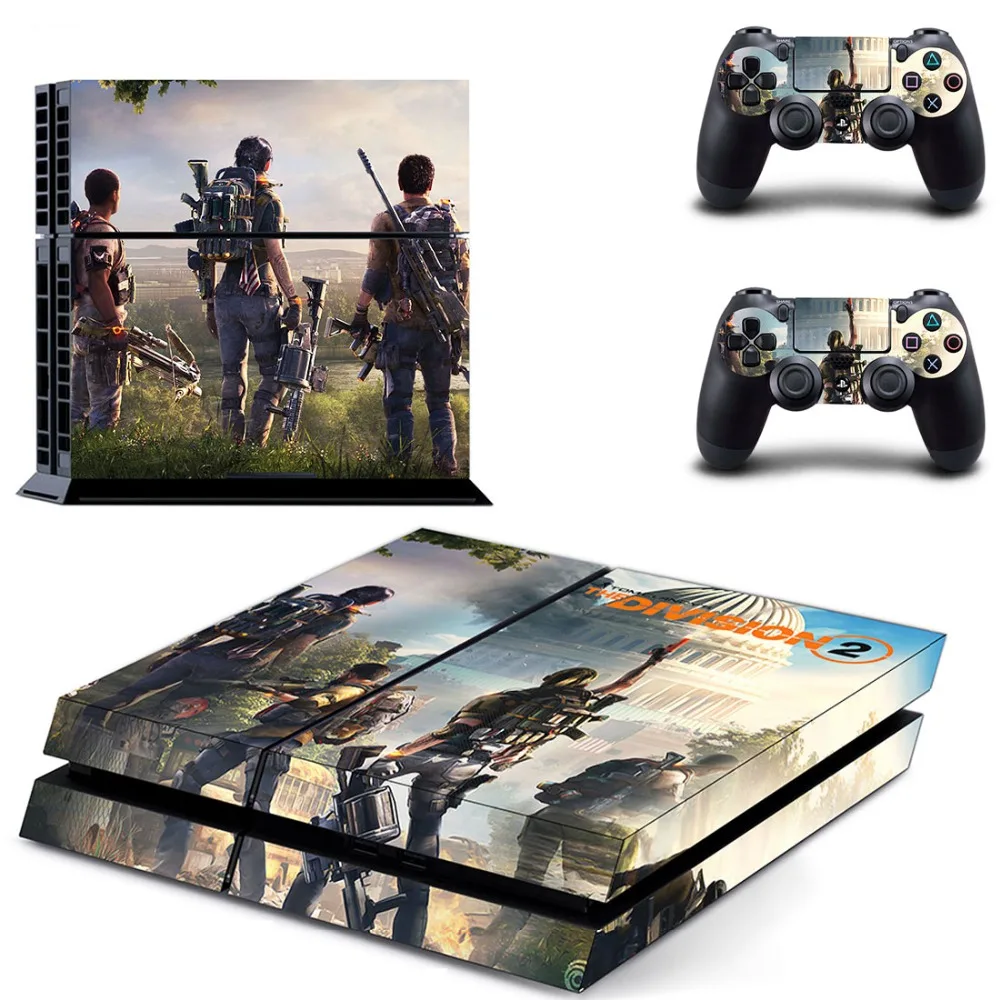 Наклейки Tom Clancy's The Division 2 для консоли Sony PlayStation 4 и контроллеров PS4|Наклейки| |