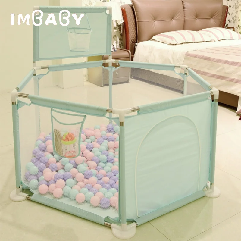 IMBABY детский мяч бассейн сухой бассейн с шариками ямы с корзиной палатка для детей детский бассейн шарики детский манеж детская площадка